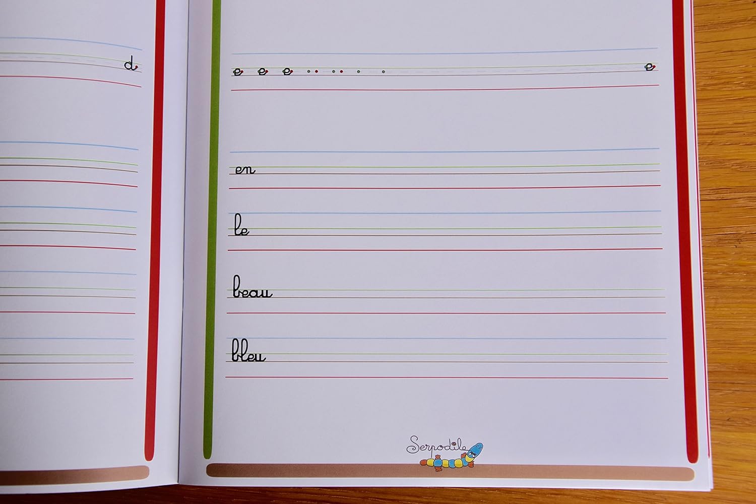 Notebook to teach cursive writing to DYS or children in difficulty - GS/CP - cursive writing