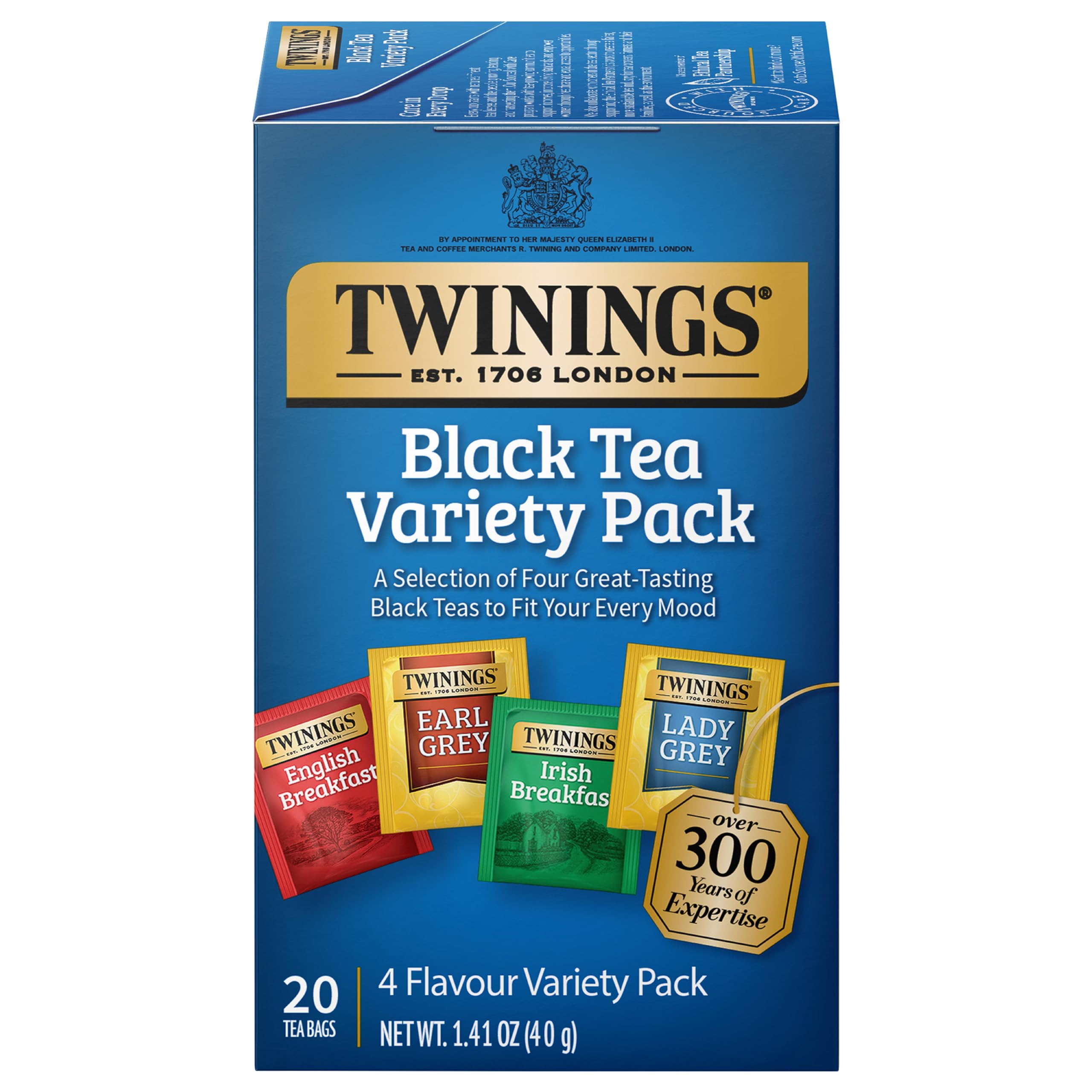 Snapklik.com : Twinings Variety Black Tea Bags, 20 Count