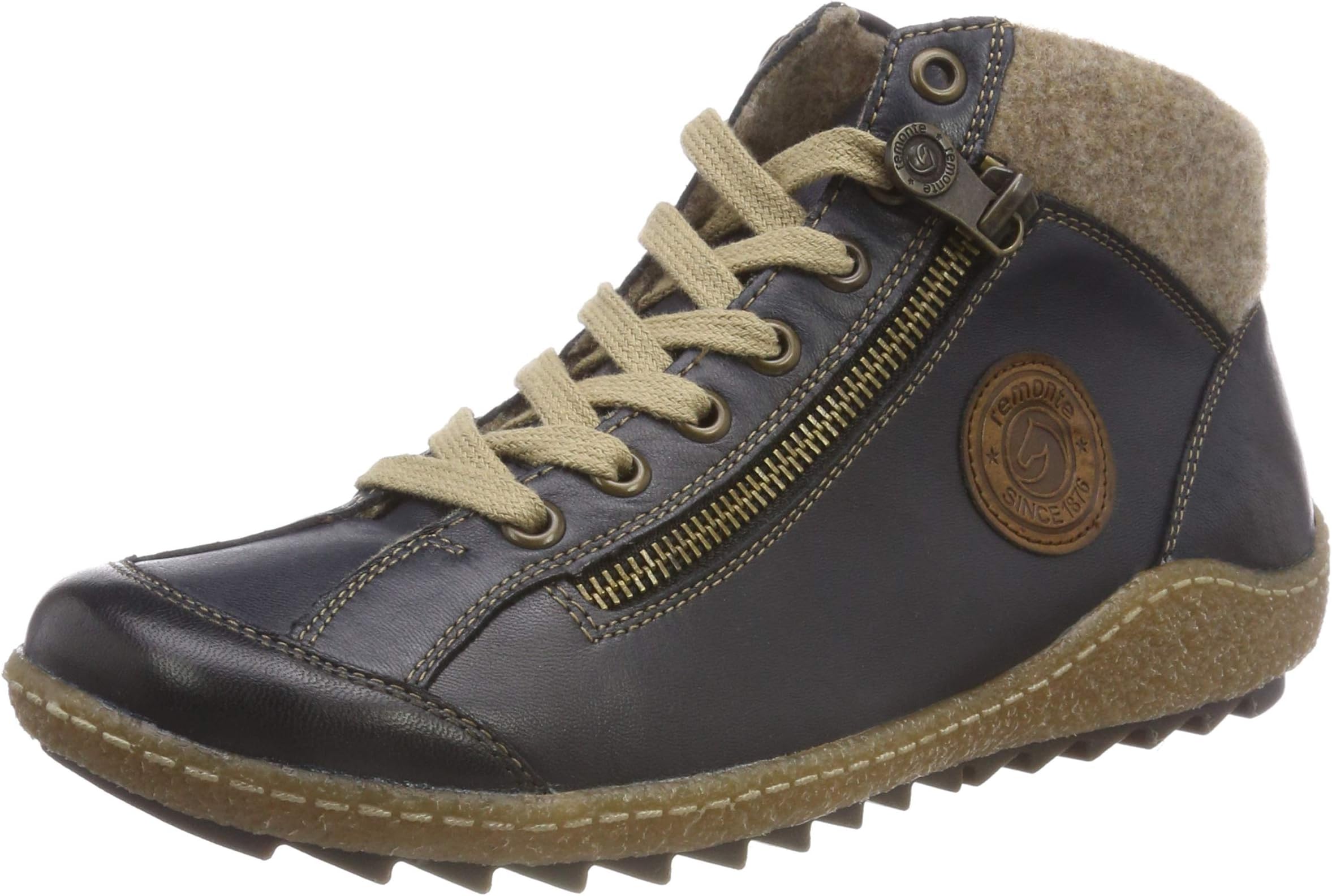 Remonte Damen-Boots - G wei?e Blau 991113-5, Gr. 37