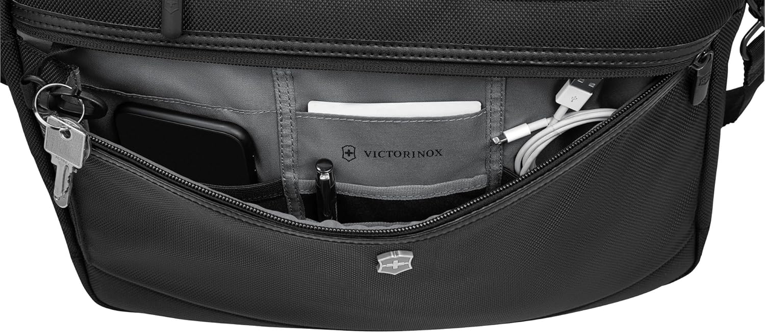 Victorinox Journey Pivot 14" Slimline Briefcase Black