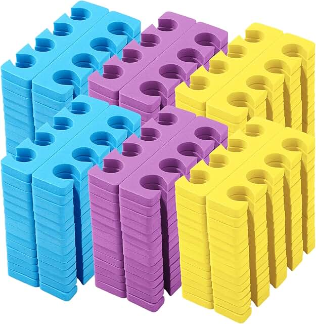 LemonRoad 300 Pcs (150 Pairs) Sponge Toe Separator Pedicure Finger Separ...