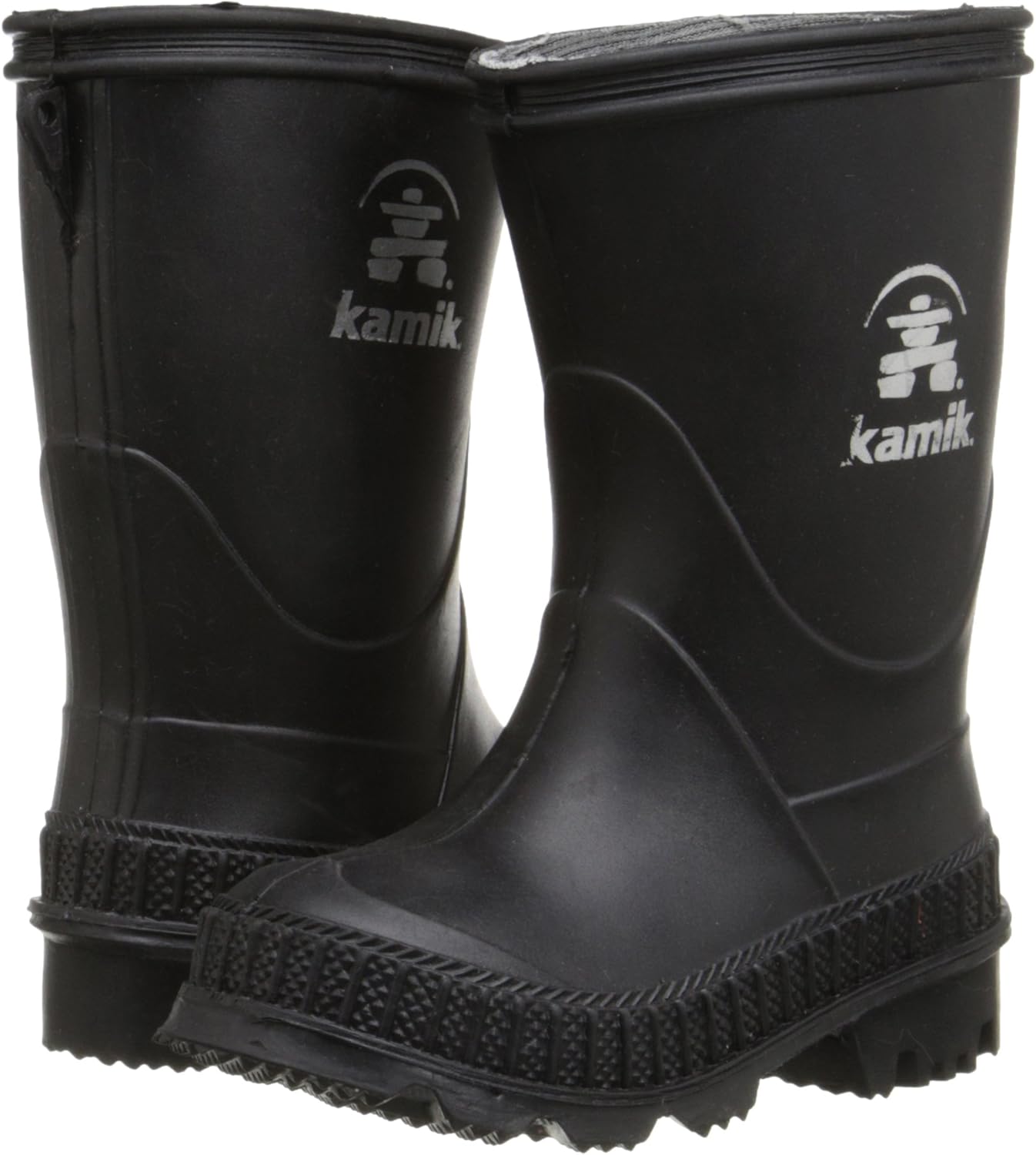 Kamik Stomp Rain Boot (Toddler/Little Kid/Big Kid) 5 Toddler Black