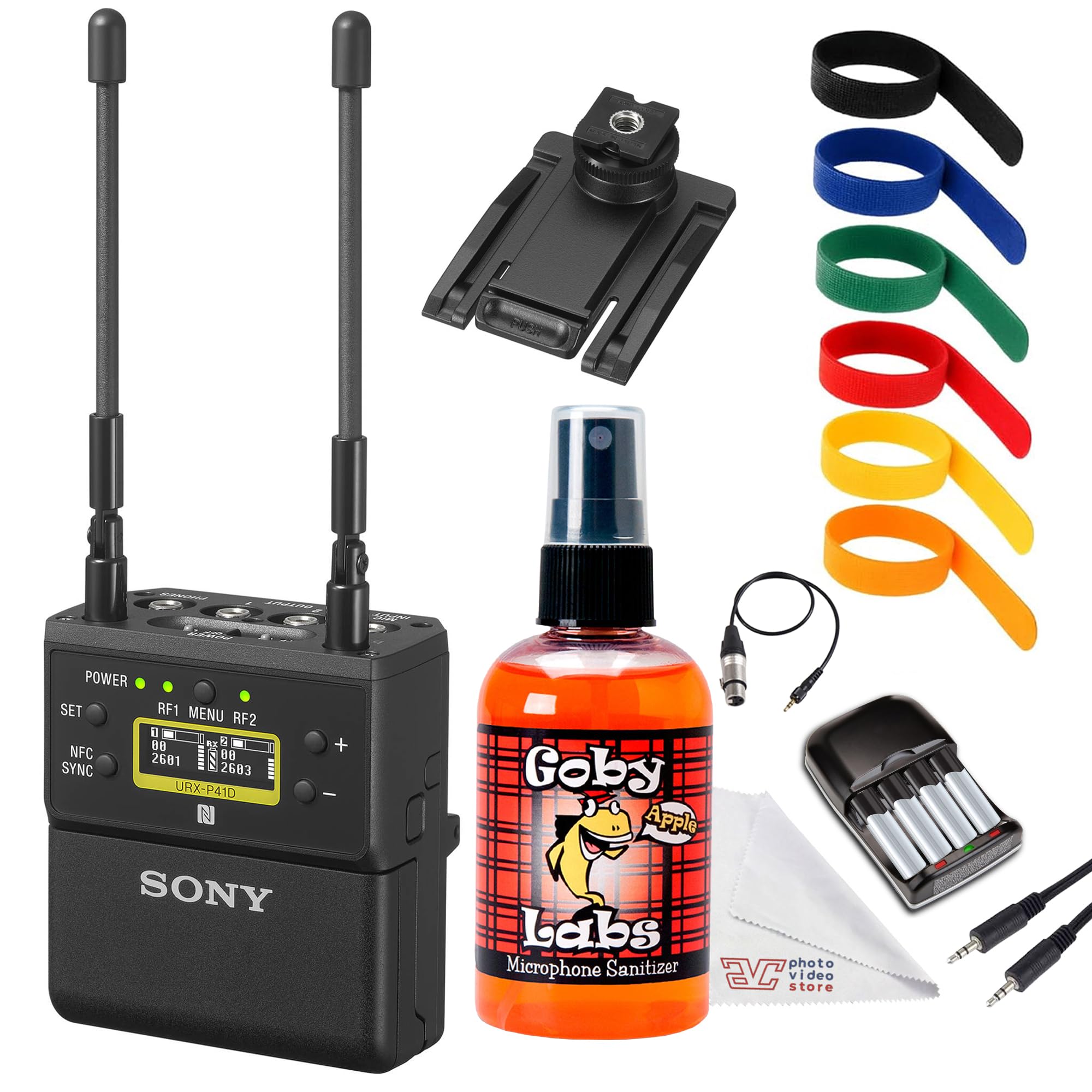 Sony URX-P41D Dual-Channel Camera-Mount Wireless Display Bundle