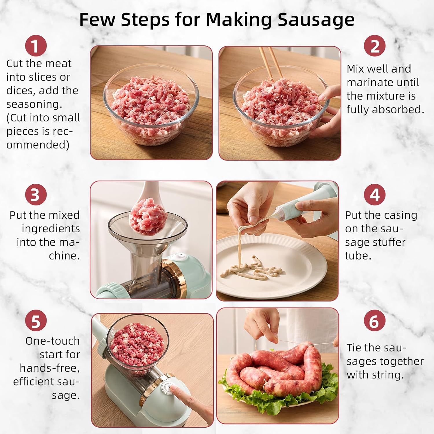 Electric Sausage Stuffer Machine