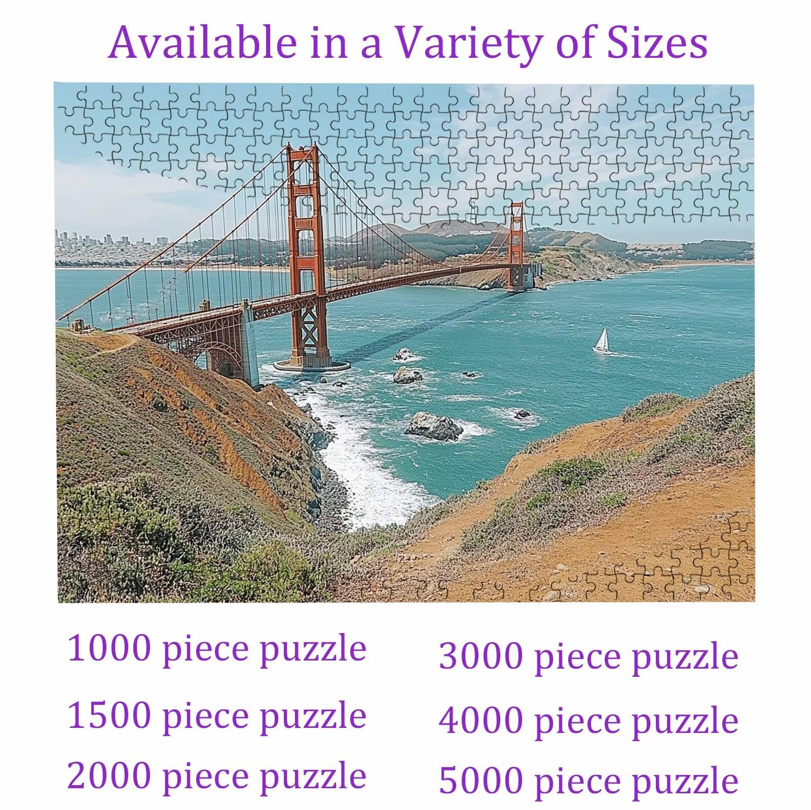 Puzzle 1500 elementów morskich most - duże drewniane puzzle - 1500 elementów dla dorosłych - gra inteligencyjna - opakowanie pudełkowe - precyzyjne cięcie - jakość kolorowe puzzle do wystroju domu W3H