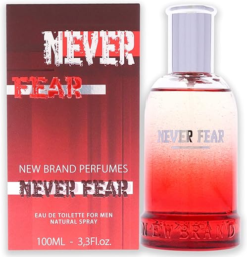 New Brand Never Fear For Men Eau de Toilette 100ml Spray