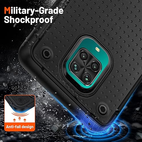 Miniatura 3 de Asuwish Funda de teléfono para Xiaomi Redmi Note 9 ProNote 9sNote9 Pro MaxPoco M2 Pro con cubierta protectora de pantalla de vidrio templado y