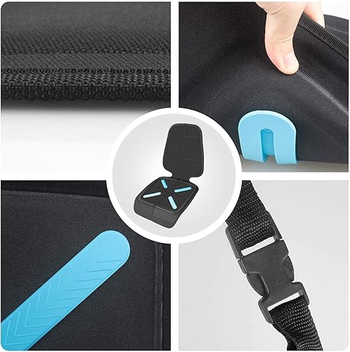Miniatura 2 de Shynerk - Protector de asiento de coche para asientos de coche de bebé, para proteger la tapicería de cuero y tela, impermeable y resistente a la