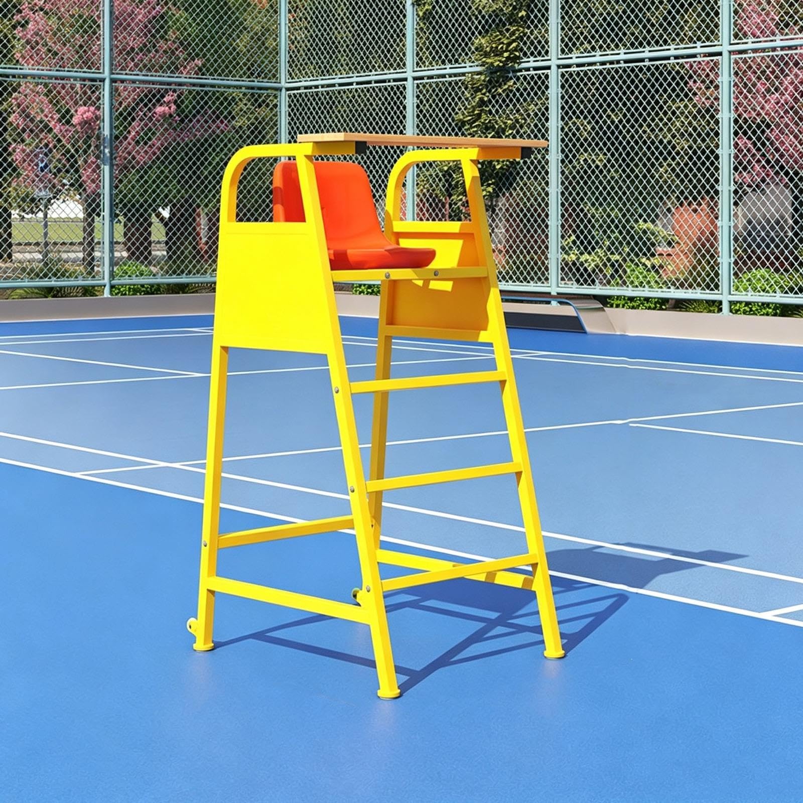 Tennis-Schiedsrichterstuhl mit Kunststoffsitzen