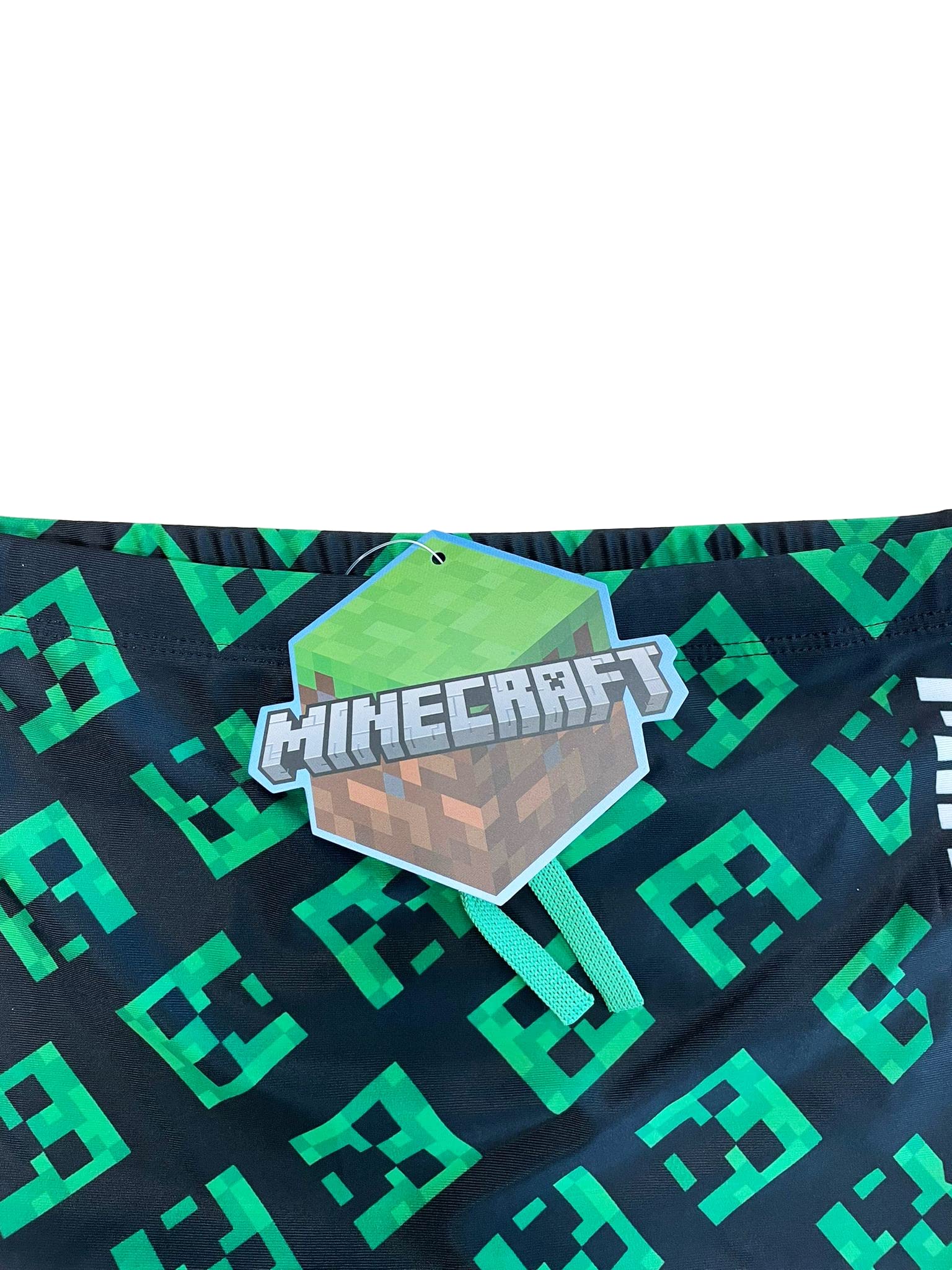 Costume Enfant Minecraft - Costume de Natation - Maillot de Bain garçon - Costume Piscine Enfant - Maillot de Bain Minecraft [Steve Monsters]