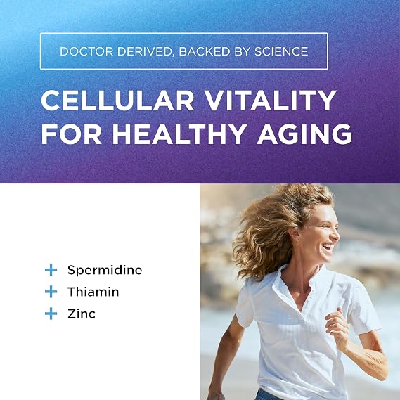 Dr. Emil Aging & Longevity, Pure Spermidine 5mg, Thiamin 20mg, 60 Capsules