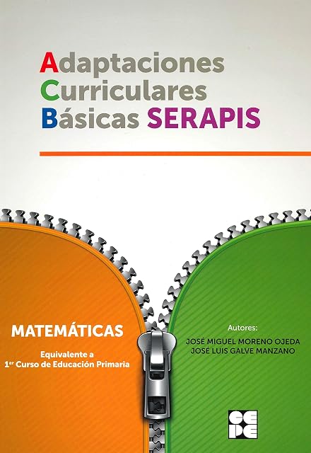 Portada de Matematicas - 1º Educacion Primaria. Adaptaciones Curriculares Basicas