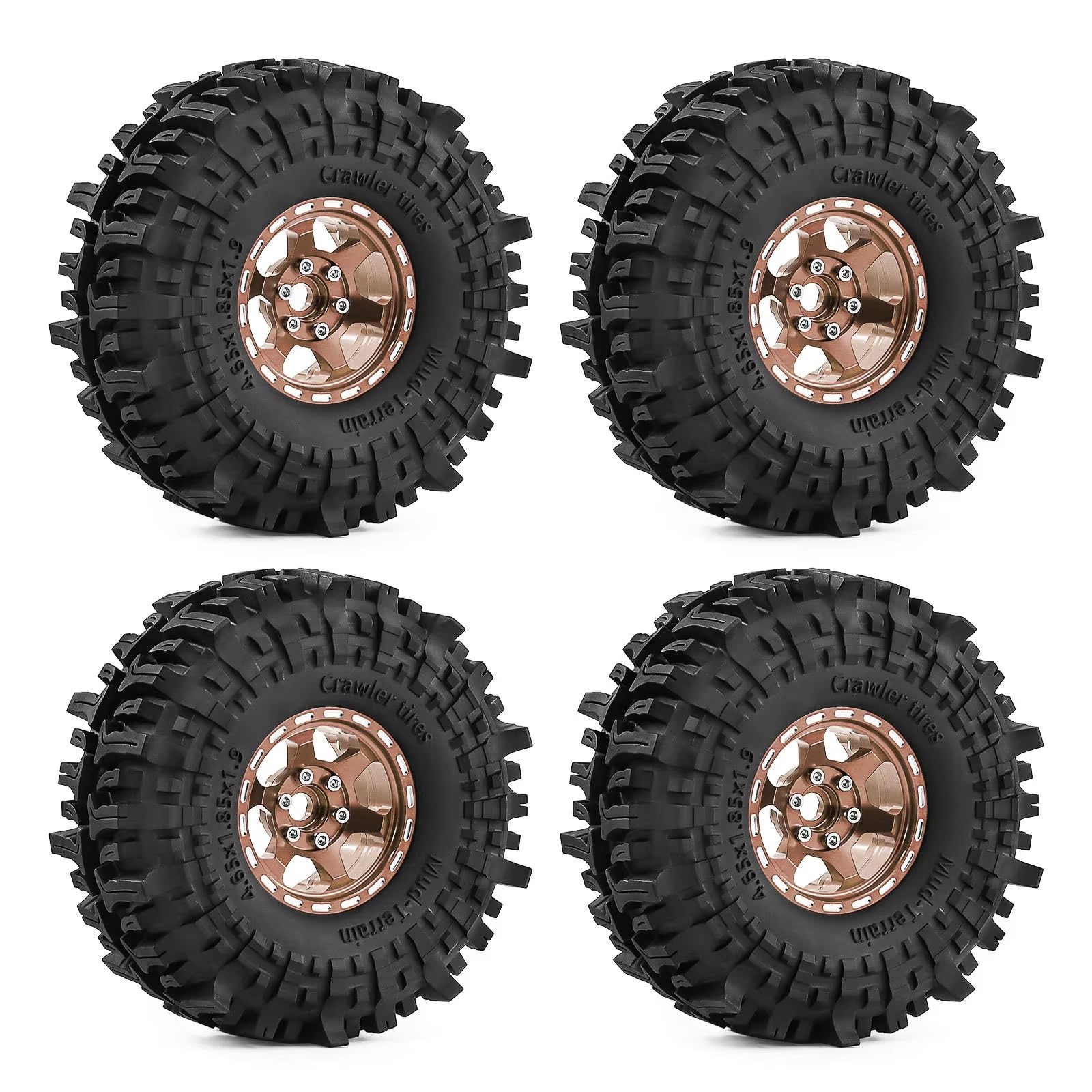 Pneumatico Ruota Beadlock Per Traxxas Per TRX4 Per TRX6 D90 1/10 Accessori