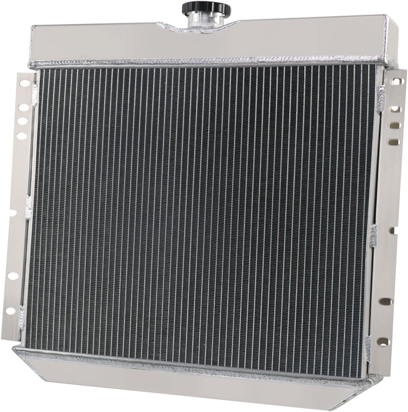 3 Row Core Aluminum Radiator Replacement for 1963 1964 1965 1966 1967 1968 1969 1970 Ford Falcon Mustang Cougar V8 1969 Mercury V8 Mustang/Falcon/Fairlane/Torino/Galaxie
