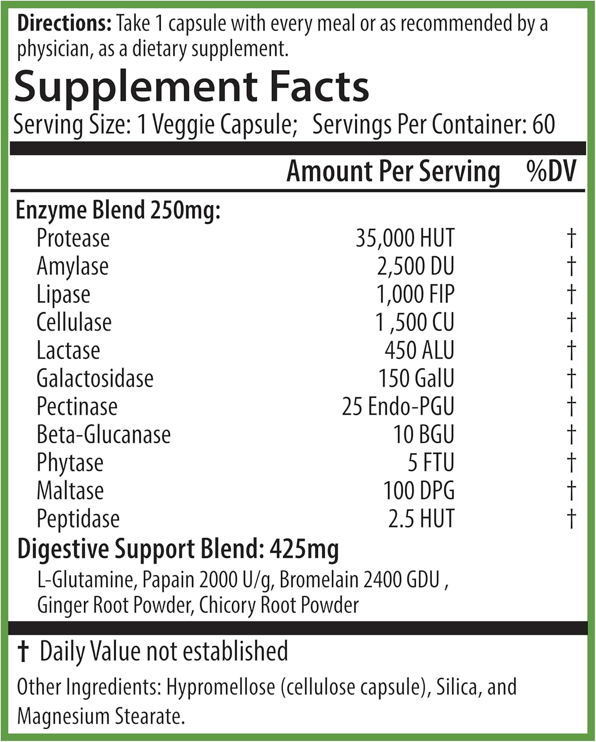 PURE® Digestive Enzymes+ with Probiotics - 60 Capsules - Advanced Gut Health & Bloat Relief - Full Spectrum Enzyme Blend for Protein, Carb & Fat Digestion - Made in USA - Image 6