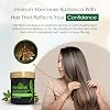 Herbishh Argan Hair Mask-Deep Conditioning & Hydration For Healthier Looking Hair for very Dry, Weak, Stressed Out Hair, No Sulphates, No Parabens (800gm)