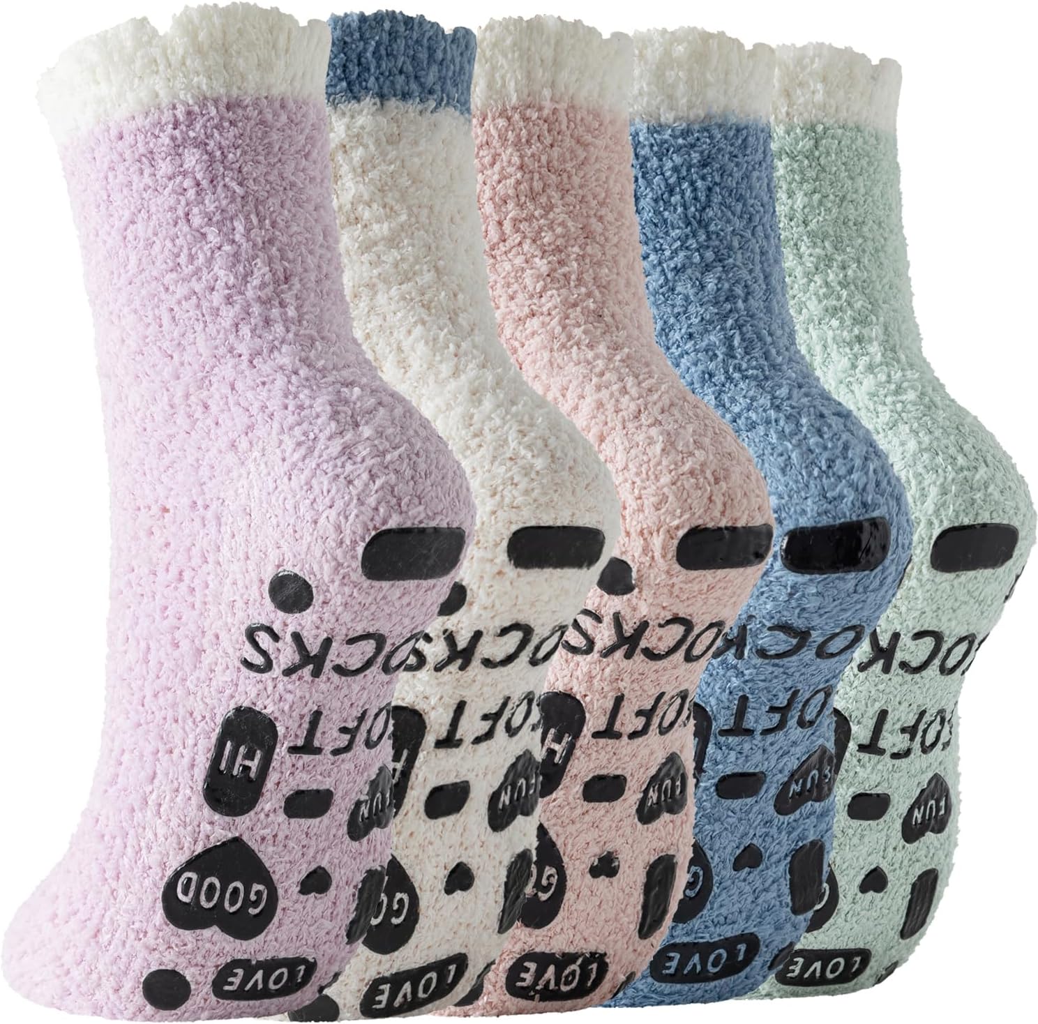 Warm & Cozy Gifts for Women, Fluffy Fuzzy Sock, Plush Sleeping Slipper Socks - Soft Warm Fabric