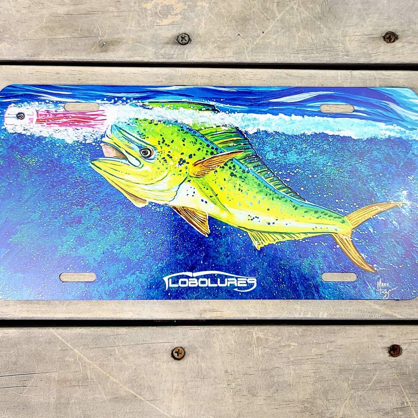 Best Automotive Novelty Plate - Lobo lures Screamin' Mahi Review