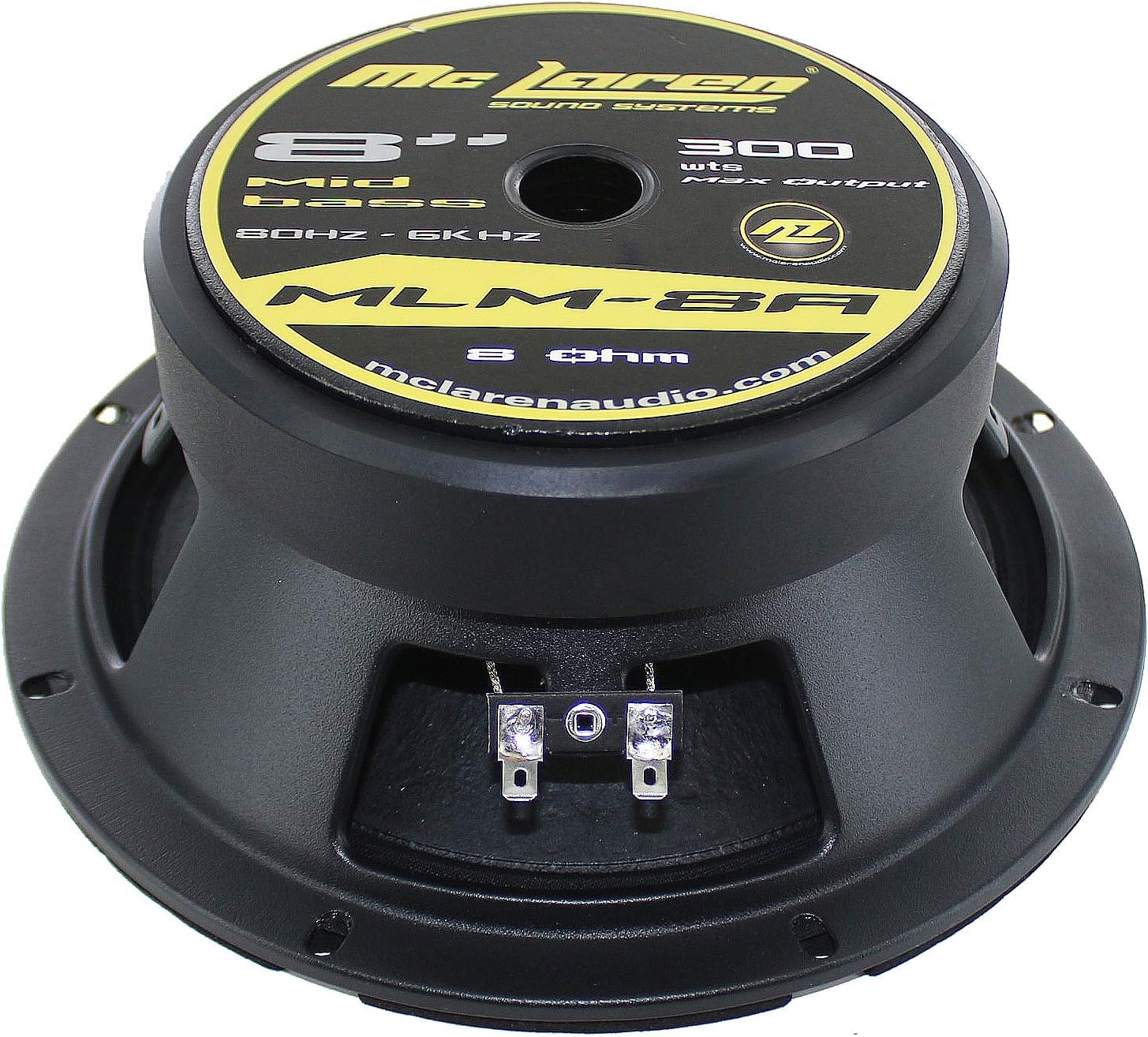 MLM-8A 8" 300W 8-Ohm Car Audio Midrange/Midbass Speaker
