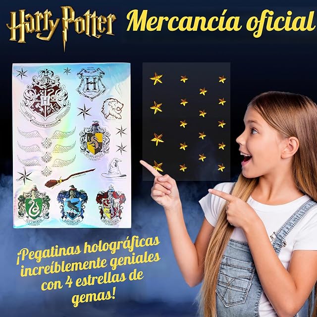 Foto 5 de 6 de Harry Potter Scrapbooking Kit Manualidades Niños Papelería Kawaii Pegatinas Sellos Cuaderno Regalos…