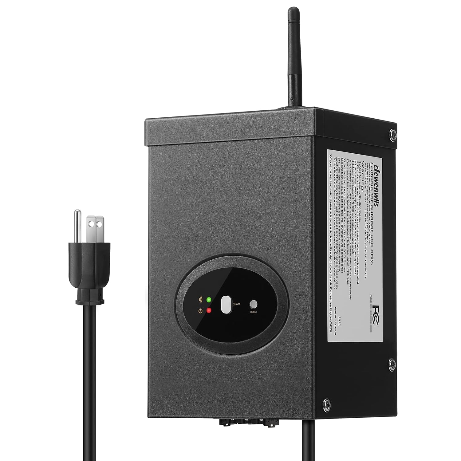 DEWENWILS 300W Smart WiFi Low Voltage Transformer, Schedule and Timer