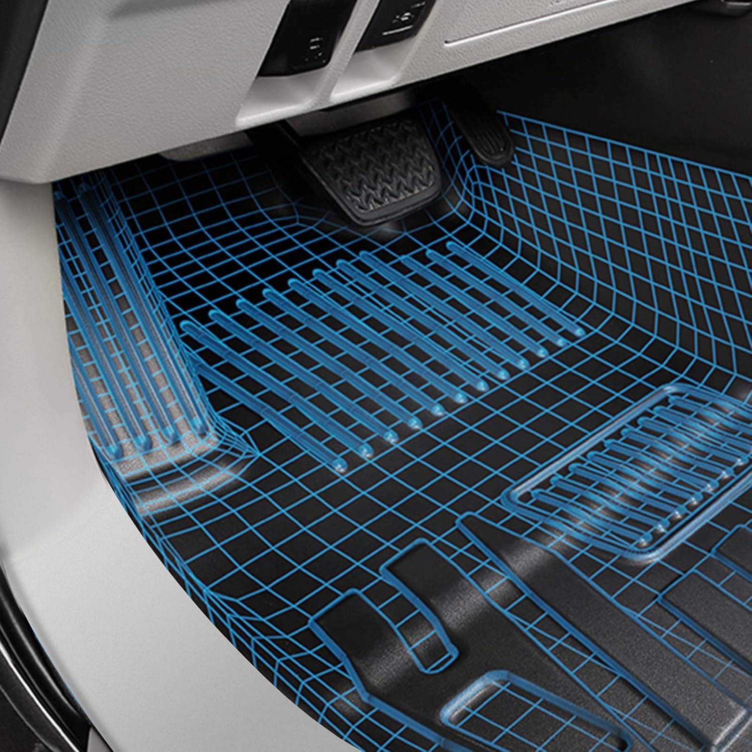 Suреr Chеар 🛒 Auxko Floor Mats for Jeep Cherokee 2015-2021 TPE Rubber Liners Set All Weather All Season Guard Odorless Anti-Slip Floor Mats for 1st & 2nd Row Blасk Frіdау Clеаrаnсе Auxko Floor Mats for Jeep Cherokee 2015-2021 TPE Rubber Liners Set All Weather All Season Guard Odorless Anti-Slip Floor Mats for 1st & 2nd Row