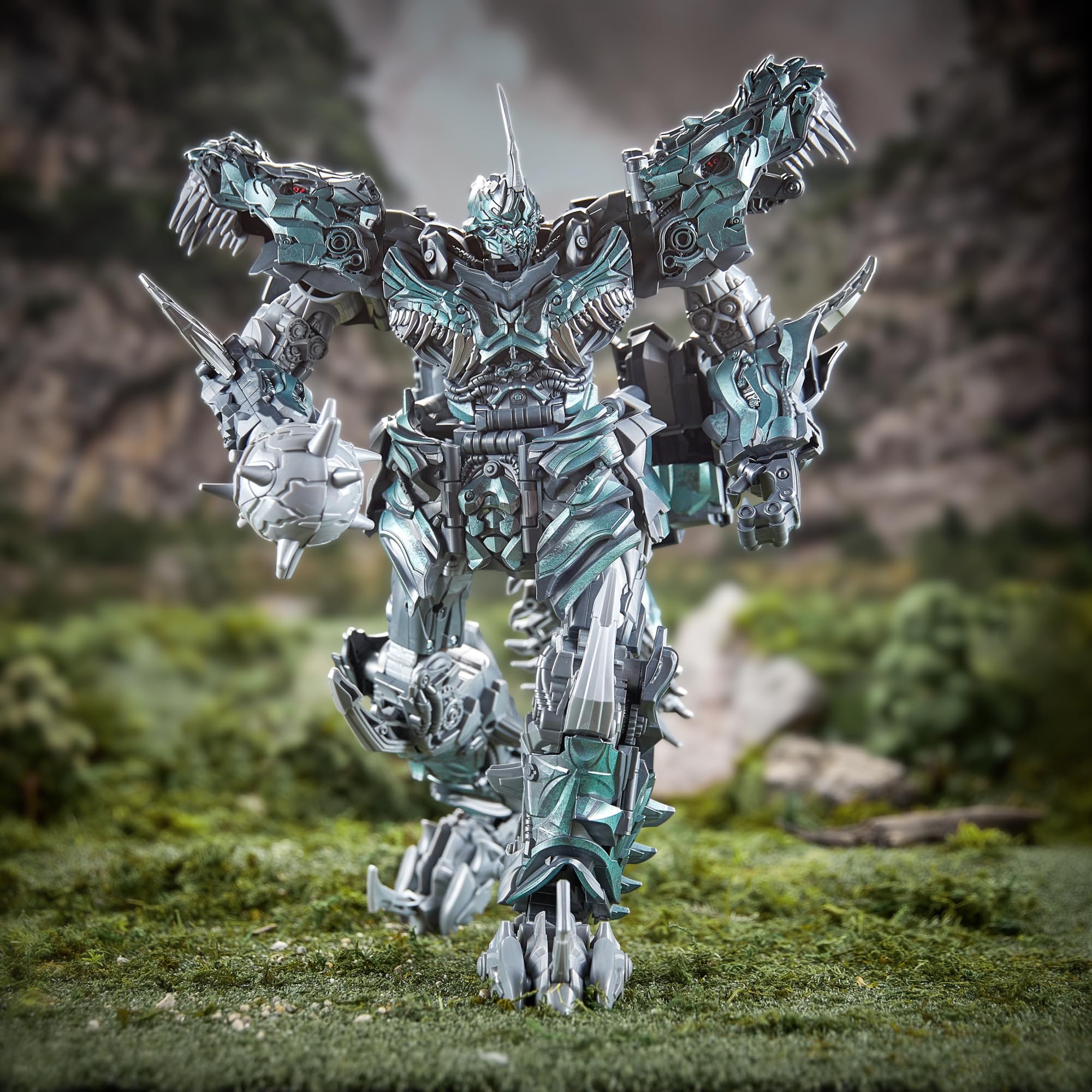 Transformers Studio Series, L'era dell'estinzione, Grimlock, action figure convertibile collezionabile Titan Class da 38 cm, dai 15 anni in su