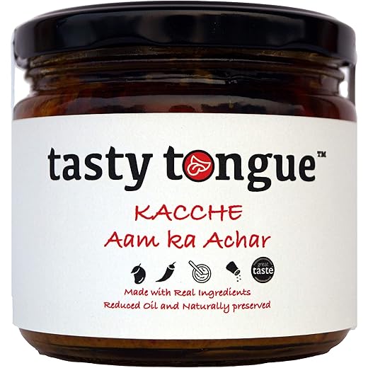 Kacche Aam Achar - Reduced Salt 350g
