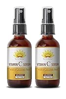 Vista 1 de Suero cara Serum de vitamina C con Ácido Hialurónico Reductor de Arrugas 2 botellas
