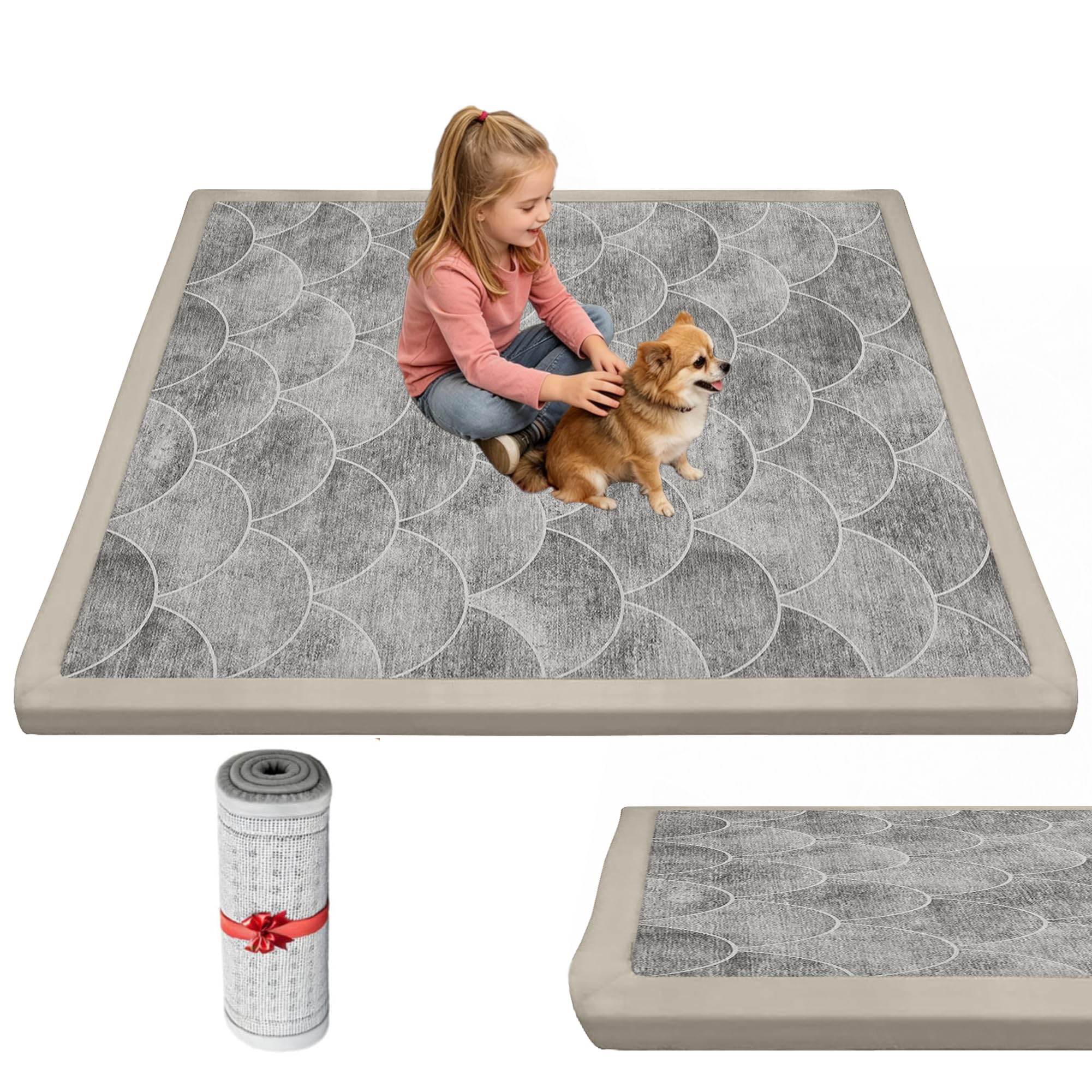 Tapis d'éveil bébé doux et chaleureux pour partager de doux moments en famille
