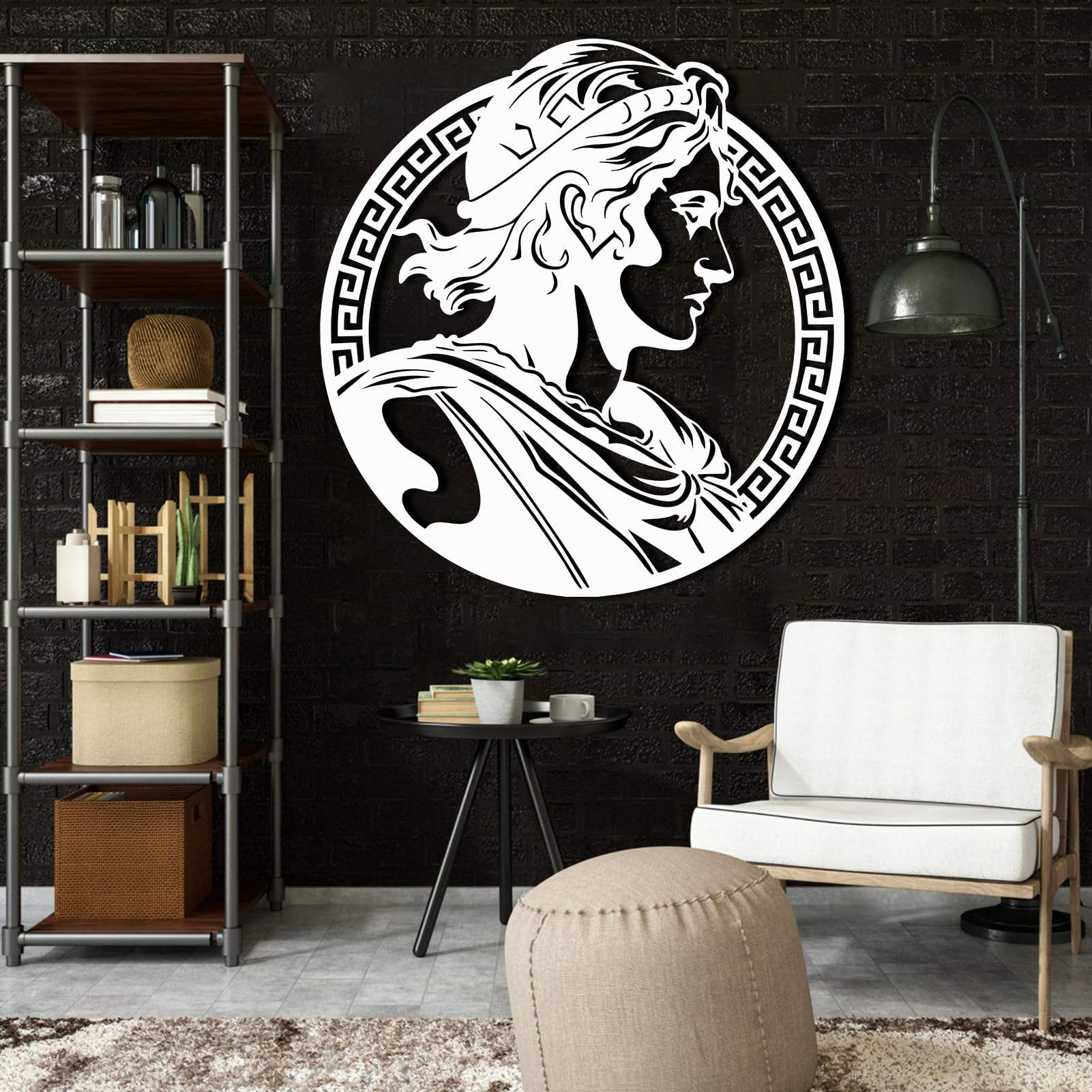 Julius Caesar Metal Wall Art Roman Wall Art Decor Modern Wall Art Fine Art Bust Metal Wall Decor