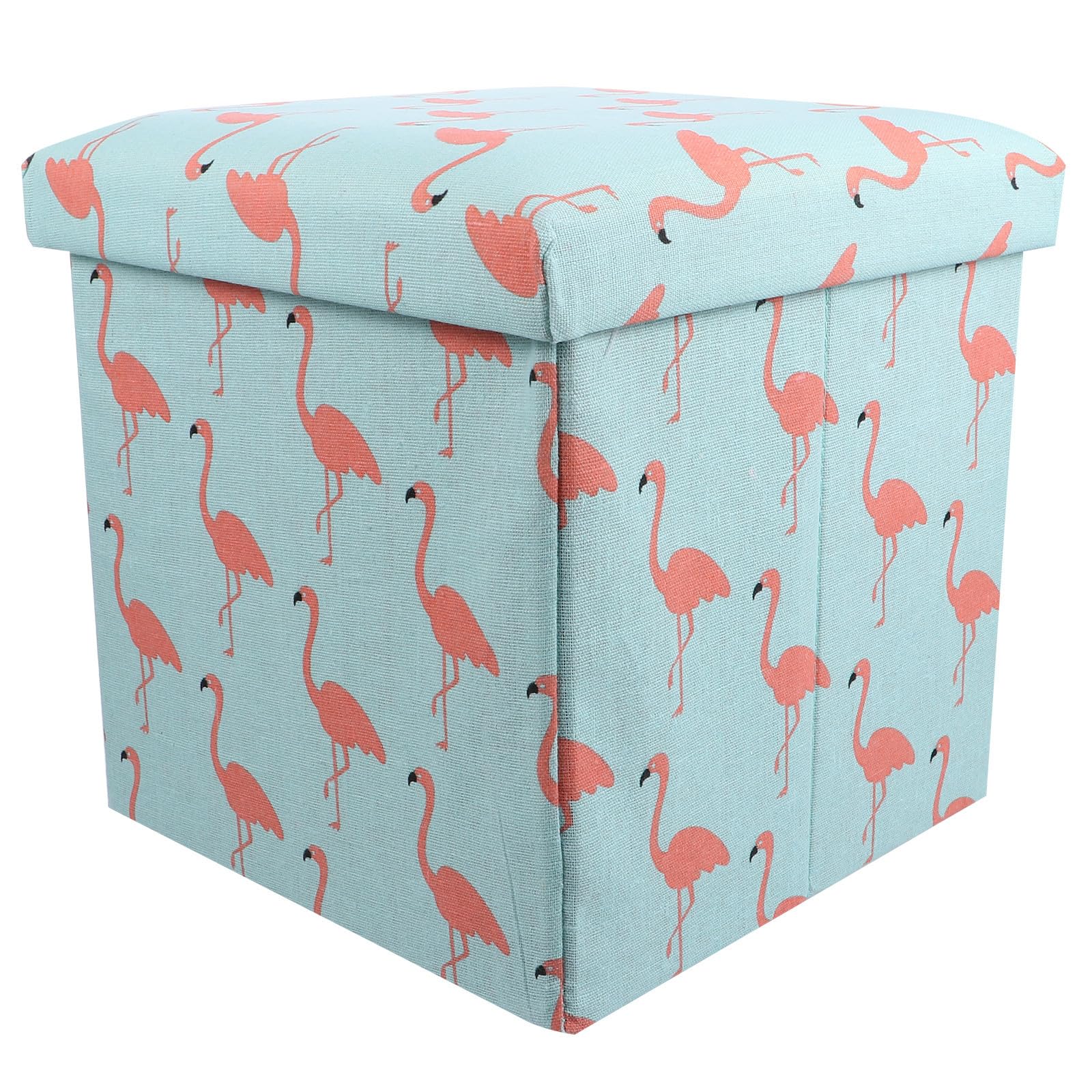 Tabouret pliable flamant rose pour organiser la chambre de bébé