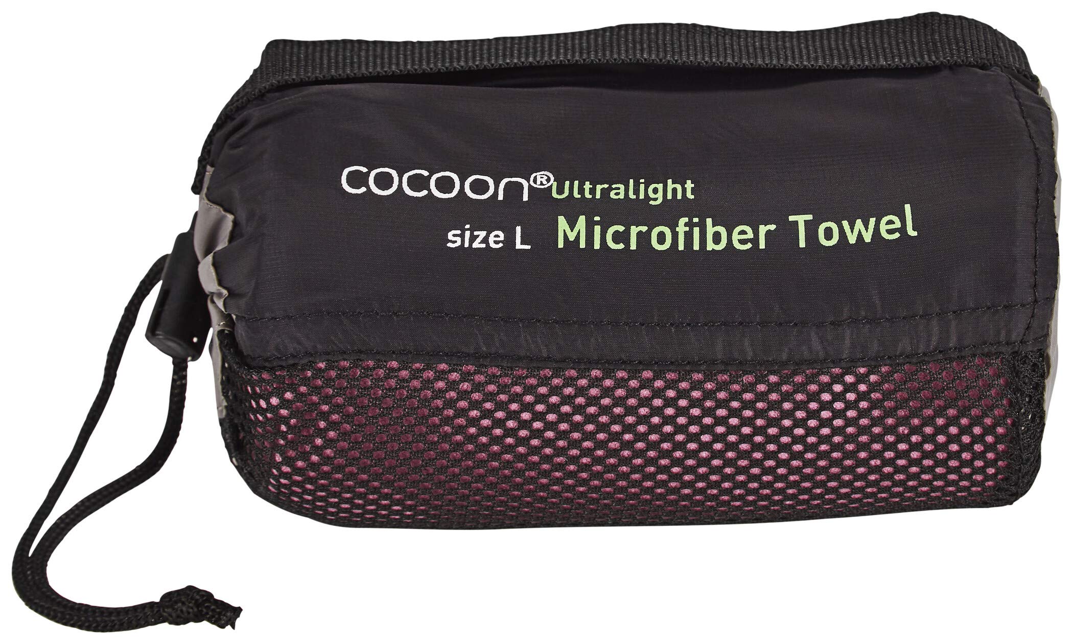 Cocoon Serviette de voyage en microfibre ultra légère - Extra large - 150 x 80 cm - Rouge Marsala