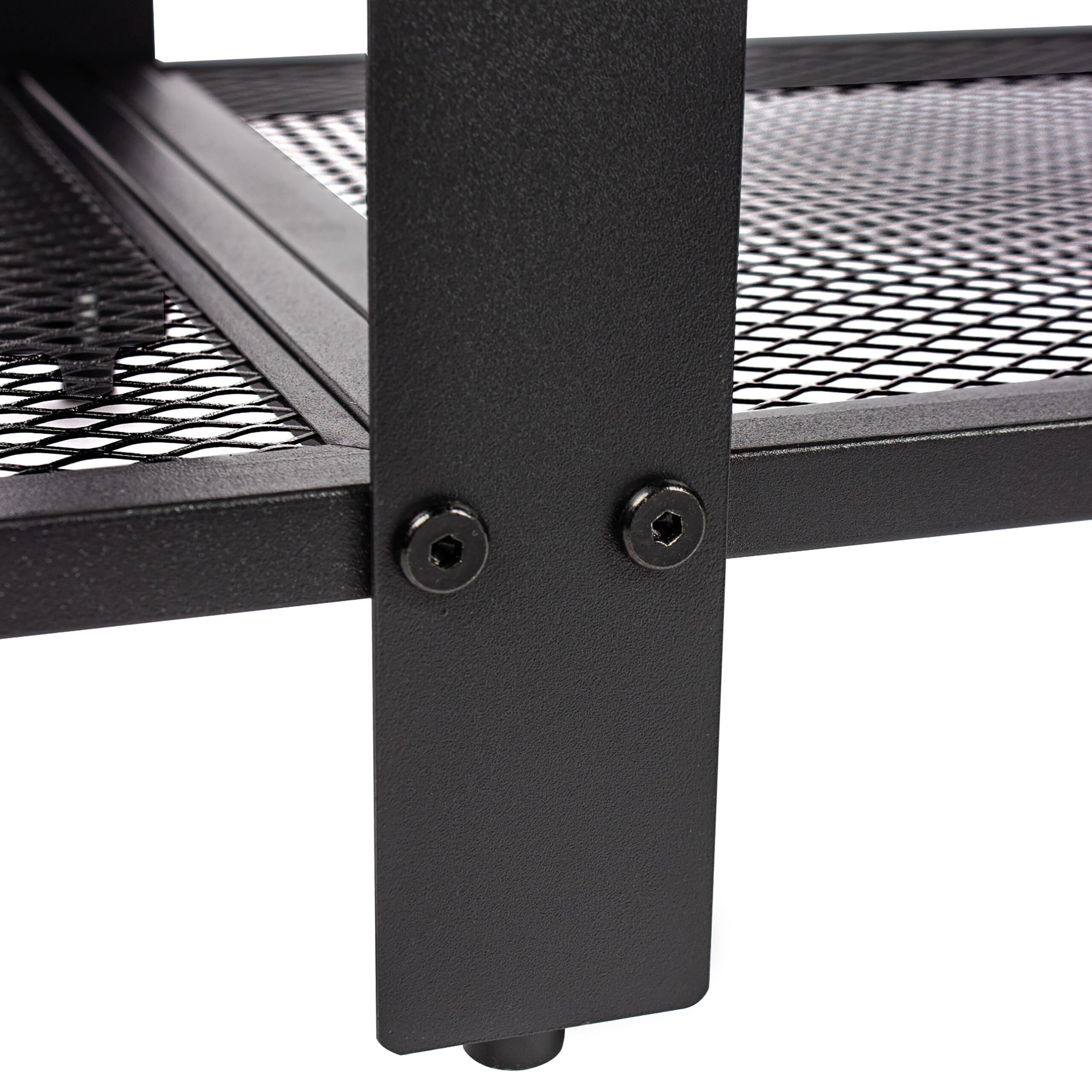 Relaxdays Mobile TV Lowboard, 4 Scomparti, Fino a 75 Pollici, HxLxP: 52x180x39 cm, Marrone/Nero