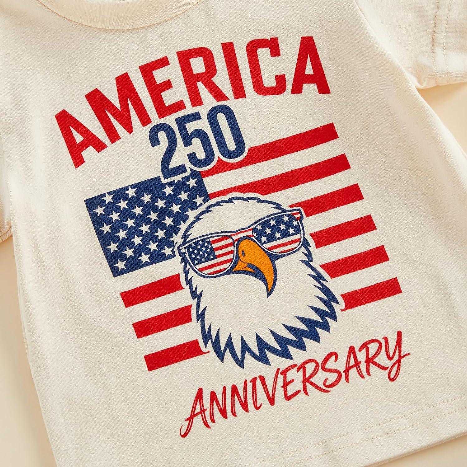 Toddler Little Boy 4th of July Clothes Outfit Funny Animal Letter Print T-Shirt Shorts Set 6 12 18 Months 2T 3T 4T