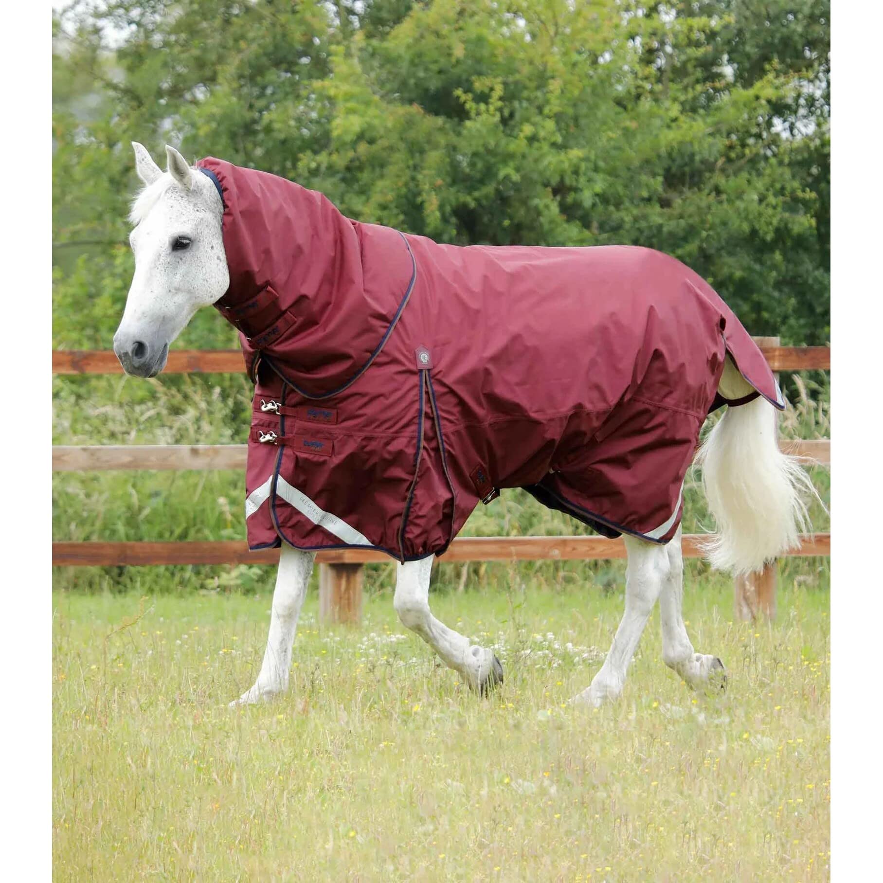 Coperta impermeabile per cavalli con copricollo Premier Equine Buster 400 g