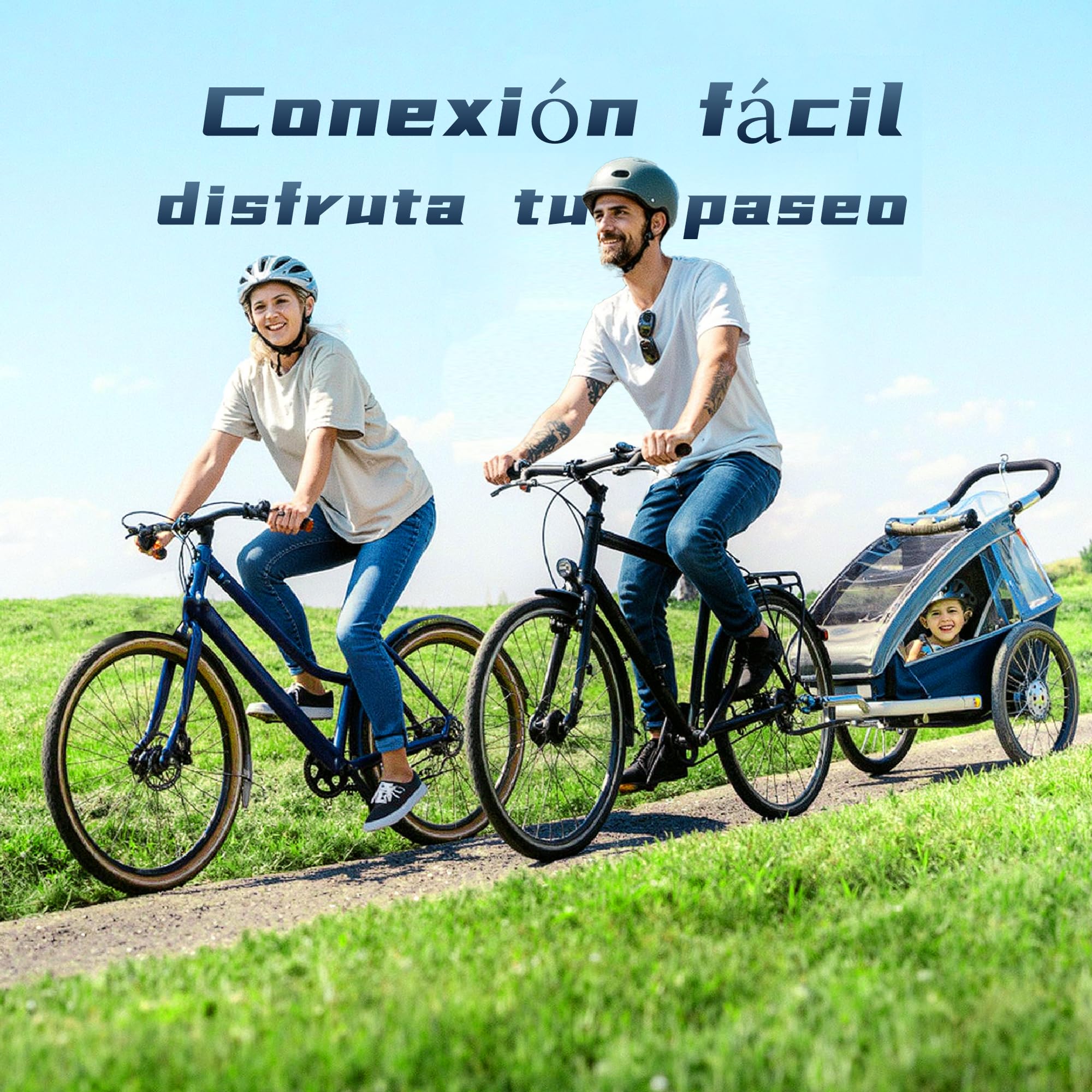 Acoplamiento para remolque de bicicleta para Kid/Kid Plus a partir de 2016, remolque de bicicleta estable, enganche de bicicleta para remolque de perros, remolque para niños, remolque de carga