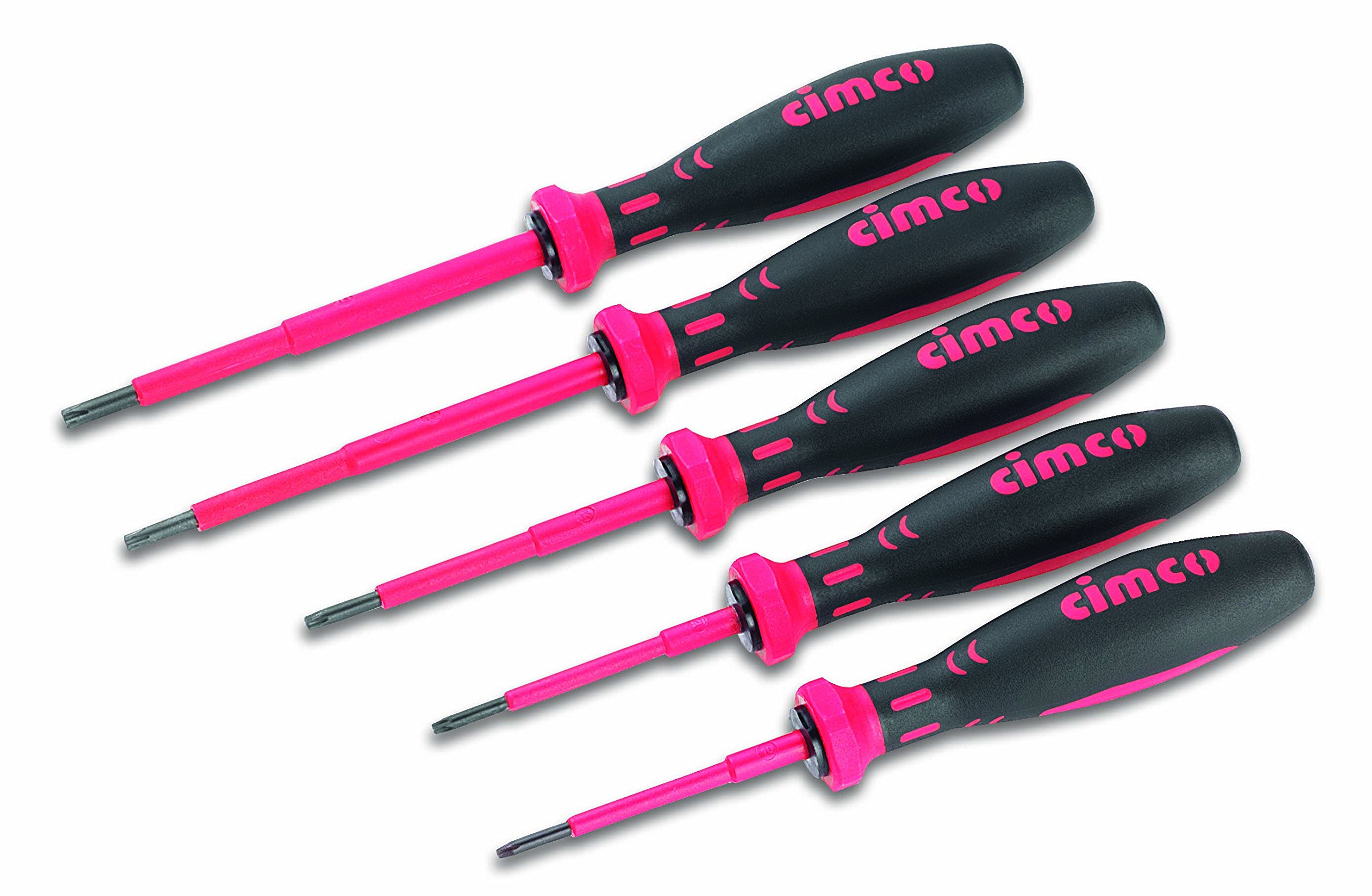 Cimco 117900 - Surtido destornillador 1000v 5 piezas torx