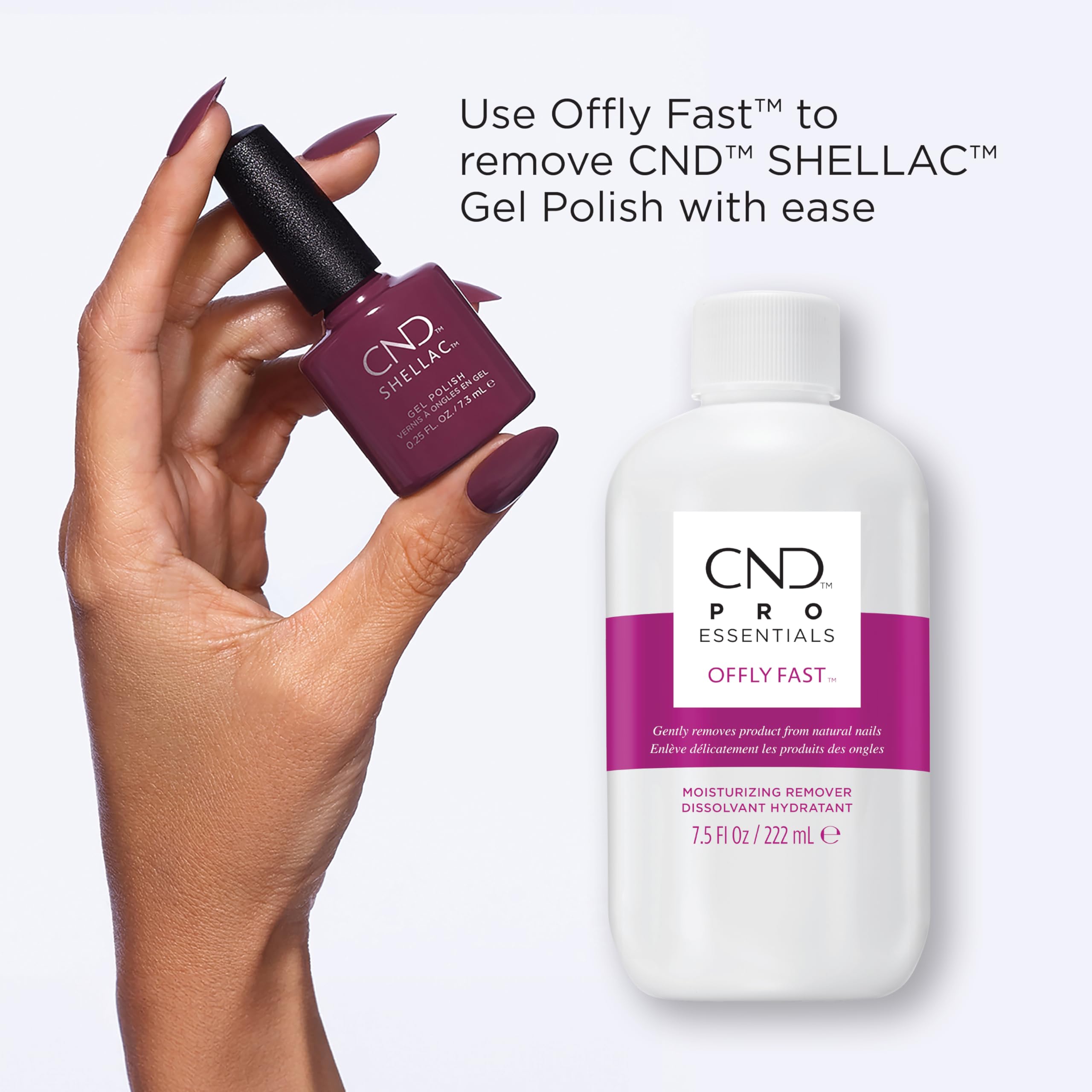 Cnd Zmywacz do Paznokci, Bezbarwny, 59 ml