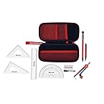 Reynolds Zinc Geometry Box | Instrument Box | Pencil Box | Rust Resistant Instruments, Multicolor