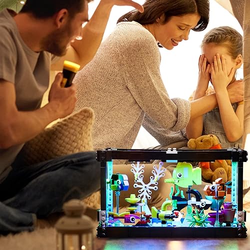 Miniatura 3 de Vaodest Luz LED para Lego 31122 Fish Tank Creator Modelo 3 en 1, diseño y configuración compatible con el modelo 31122 (solo luz LED, no kit de