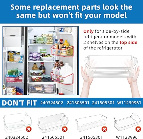 Miniatura 4 de Fetechmate - Contenedor de puerta de refrigerador duradero 240356402 apto para refrigerador Frigi-daire Ken-more Cro-sley de Fetechmate Replace