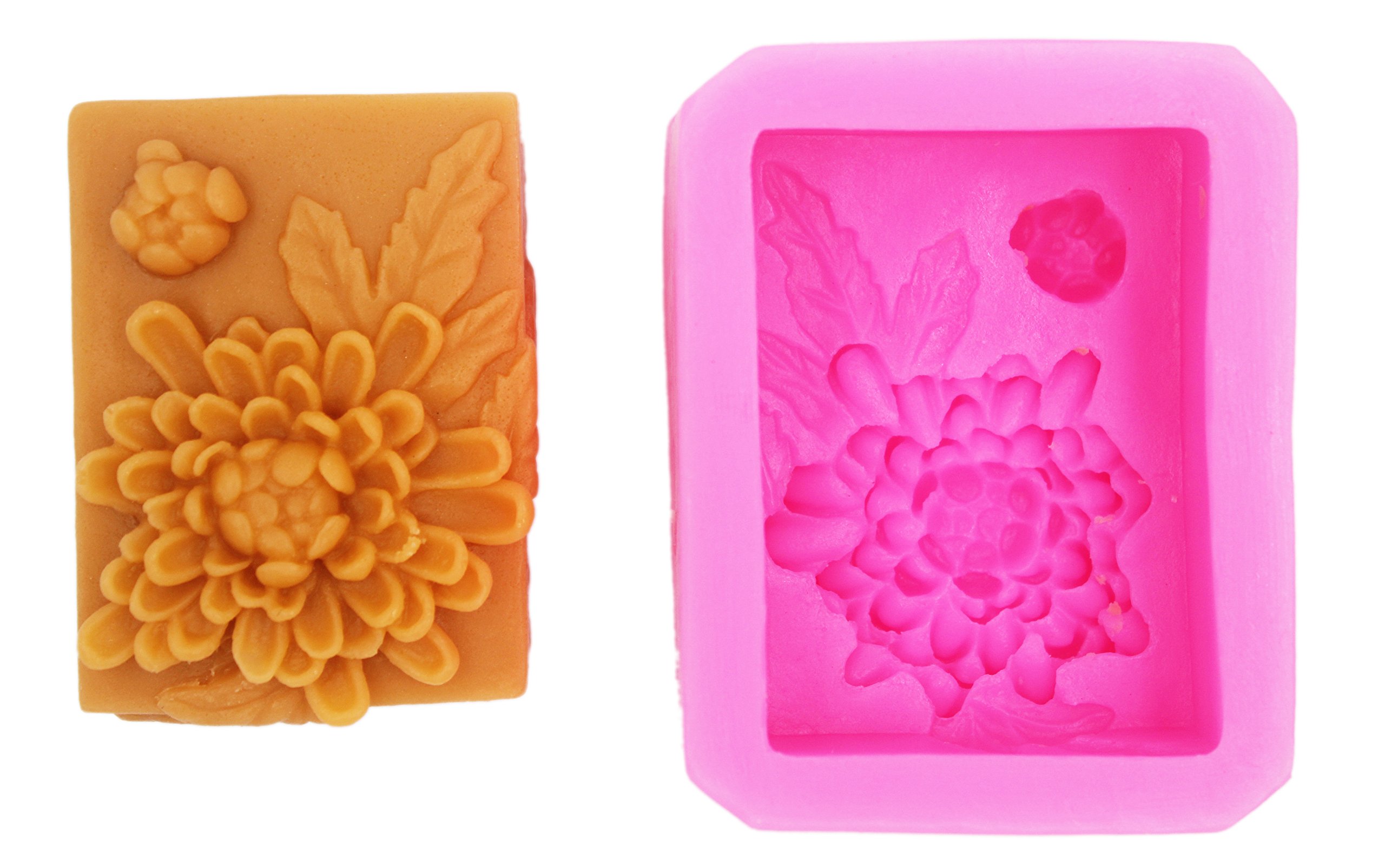 Stampo In Silicone A Forma Di Crisantemo Per Sapone Fai Da Te – Craft Art 50304 (7,5 Cm, 110 G) – S178