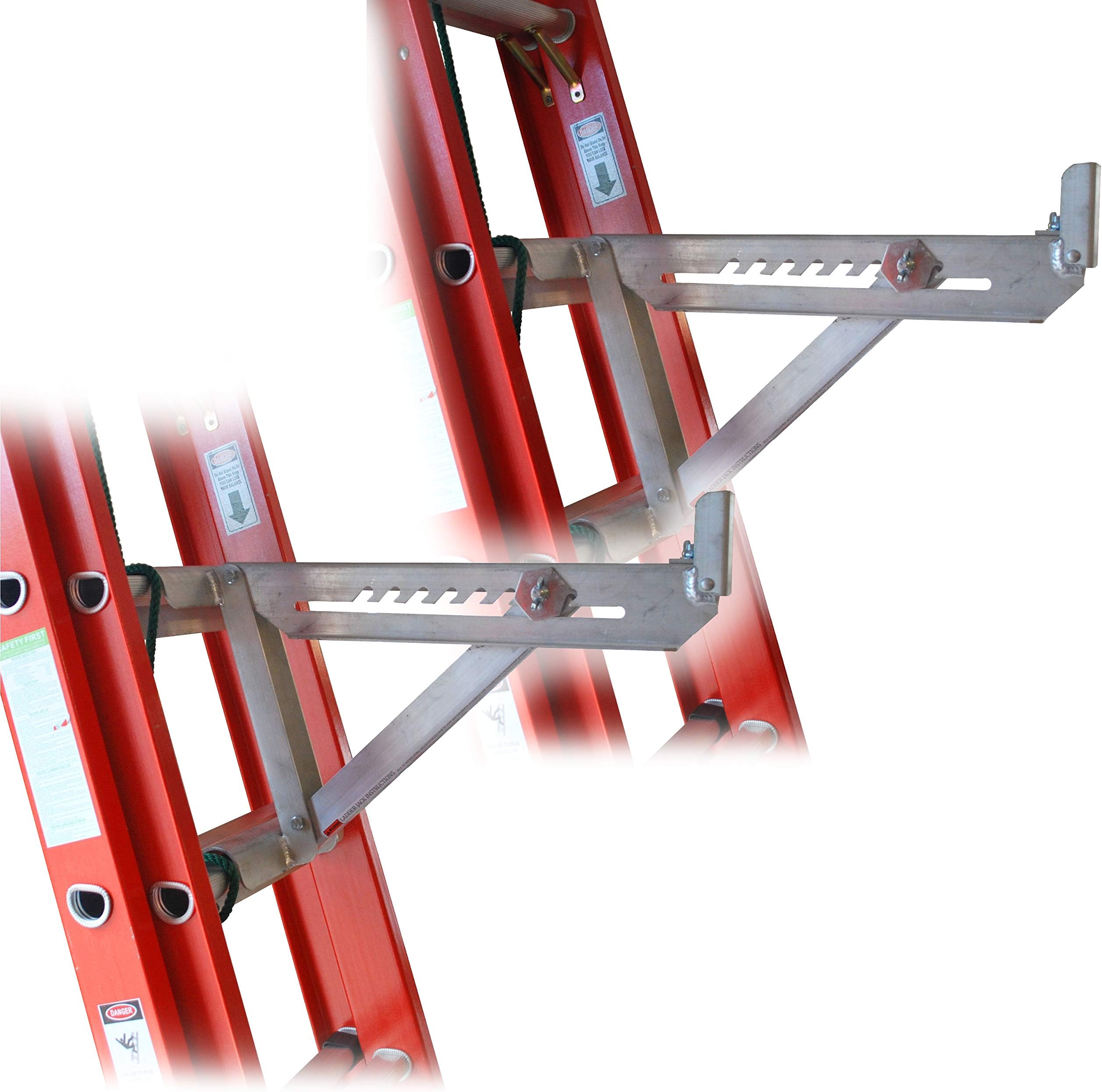 Guardian Fall Protection 2430 Aluminum 3 Rung Long Body Ladder Jack