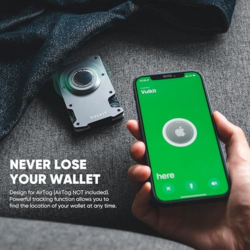 Miniatura 3 de VULKIT Cartera de metal, Gris (Space Grey), Minimalista