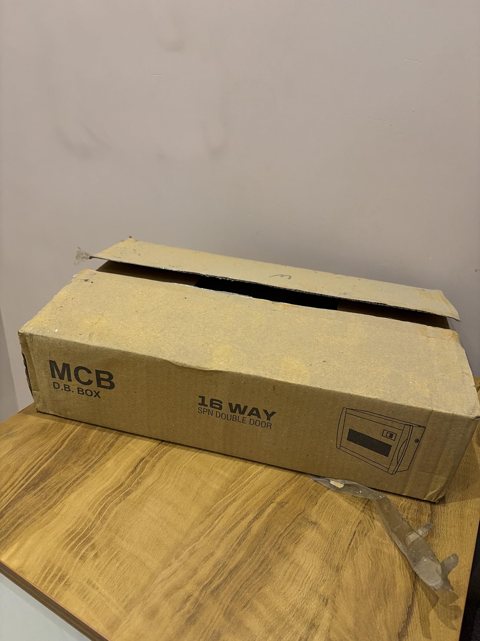 MCB DB Box 16 Way SPN Double Door Distribution Board | 16 Way Capacity, SPN Configuration, Double Door, Circuit Breaker Box, Wall Mount-image-22