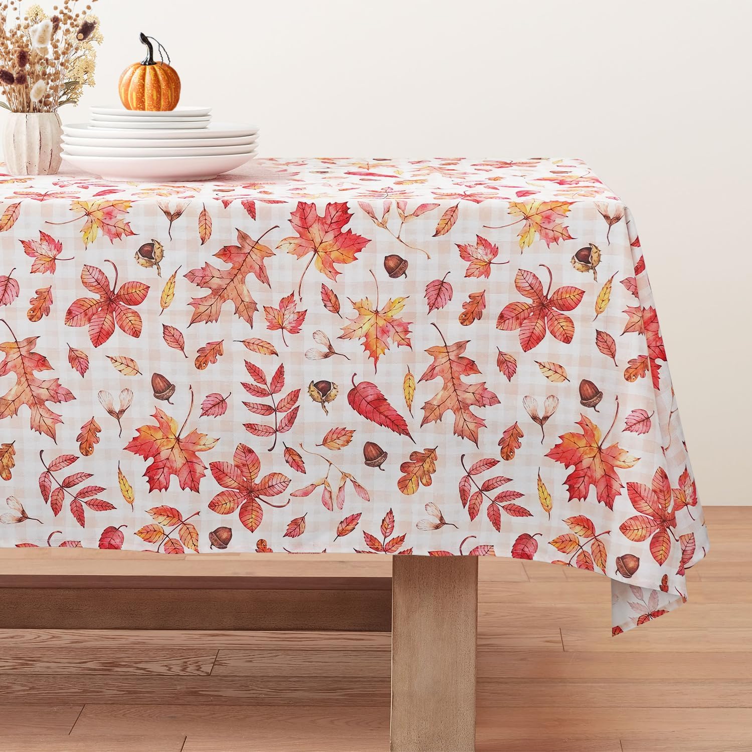 Rodvnyh Fall Tablecloth Rectangular Thanksgiving Tablecloth