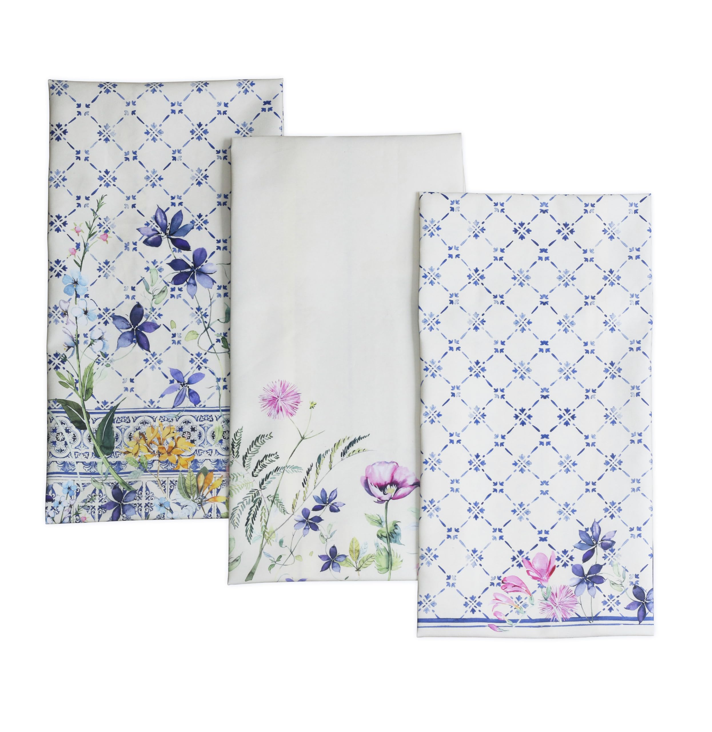 Maison d' Hermine FaÃƒÂƒÃ‚¯ence 100% Cotton Set of 3 Kitchen Towels, 20-Inch by 27.50-Inch. by Maison d' Hermine