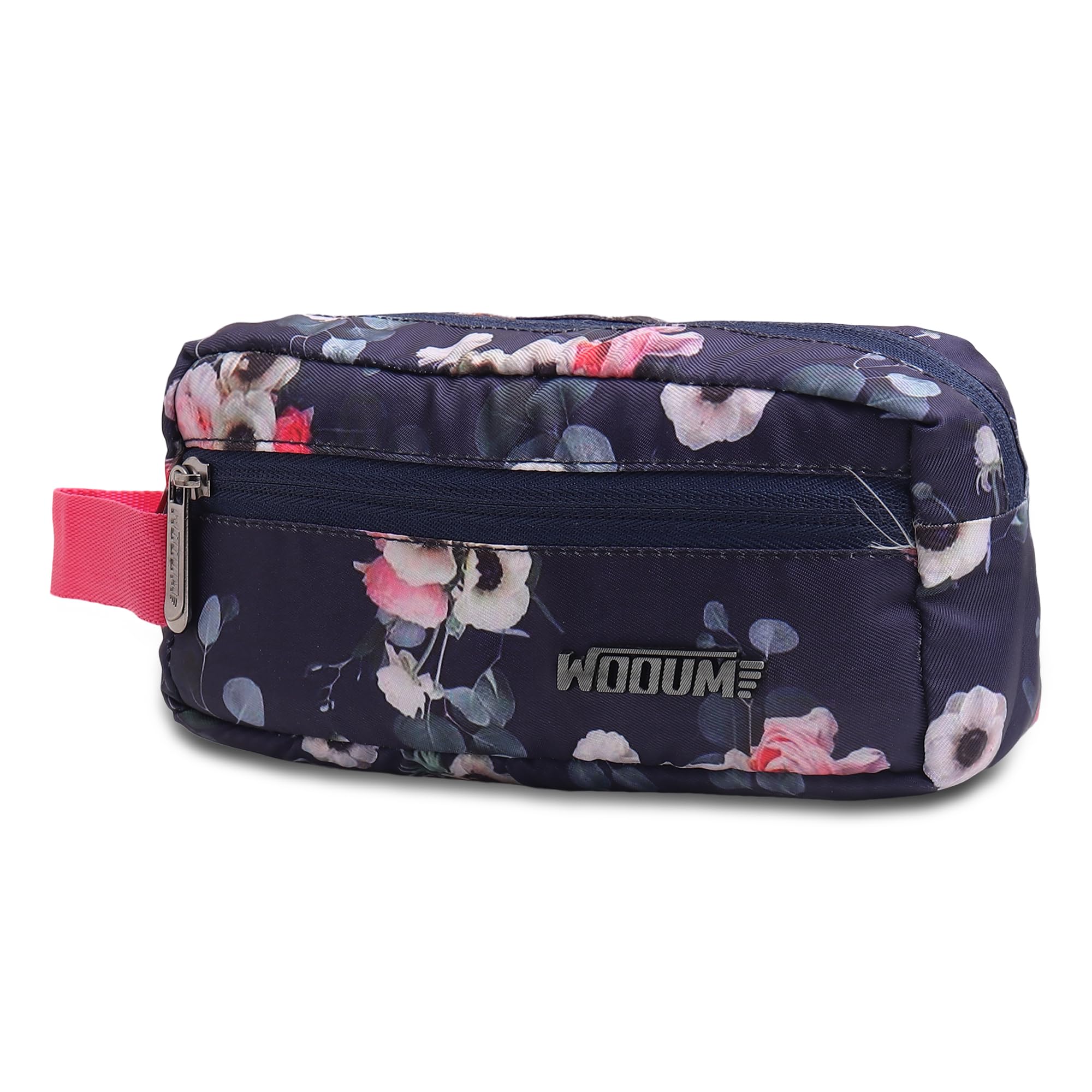 Wooum Pencil Case for Stationary, Pencil Organizer, Pencil Box for School & College, Pencil Case for Girls, School Accessories Pouch, Stationary Storage, Cosmetic Pouch (Blue - Flower) (B0CT5QYVR3) Amazon Price History, Amazon Price Tracker