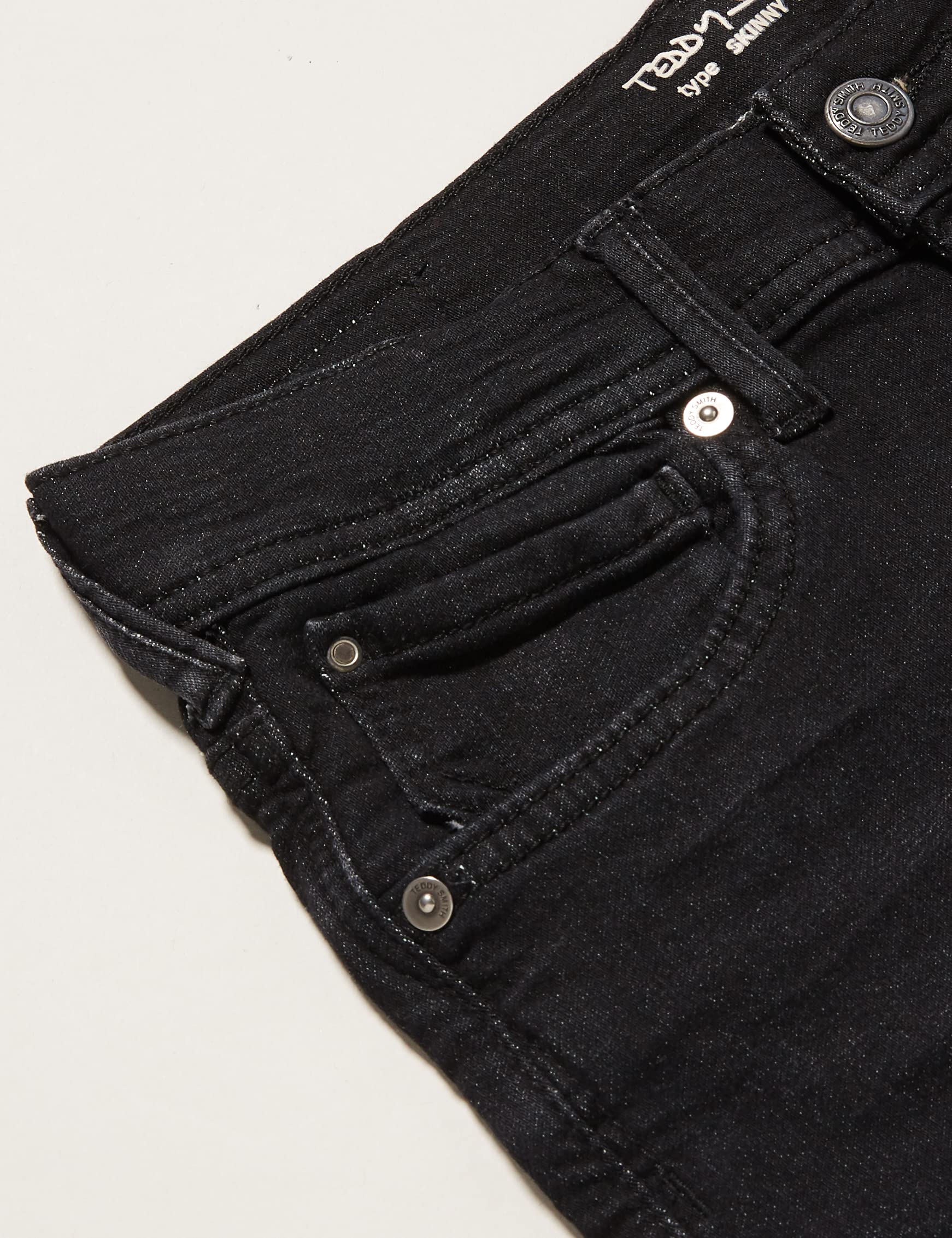 Teddy Smith Negro Pants para Niños